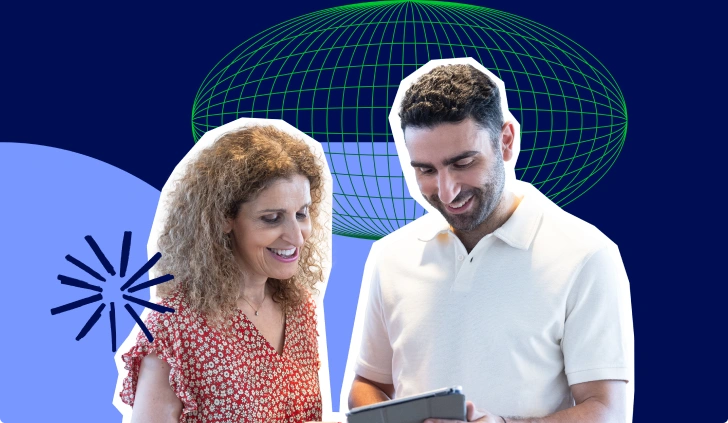 illustration d'un expert-comptable en train de parler à sa cliente