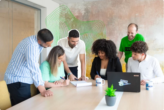 Réunion de l’équipe du cabinet ECAI