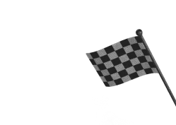  illustration d'un drapeau d'arrivée en noir et blanc
