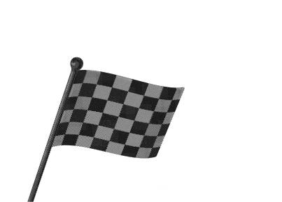  illustration d'un drapeau en noir et blanc