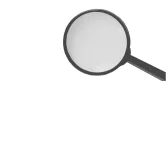  illustration d'une loupe en noir et blanc