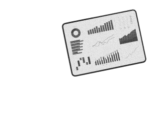  illustration d'un dashboard d'un expert-comptable en noir et blanc