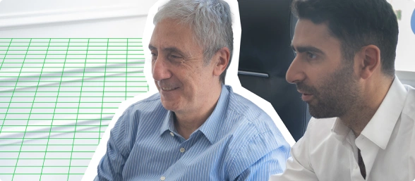 Maurice et Jérémy SOUED en train de faire une mission d'audit contractuel