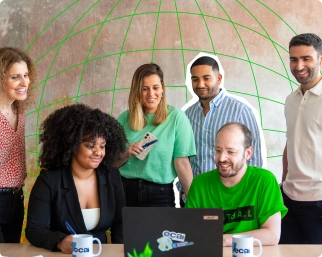 le cabinet d'ECAI en réunion afin de faire un audit d'acquisition